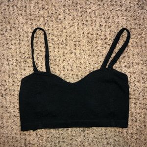 Brandy Melville black bralette OS